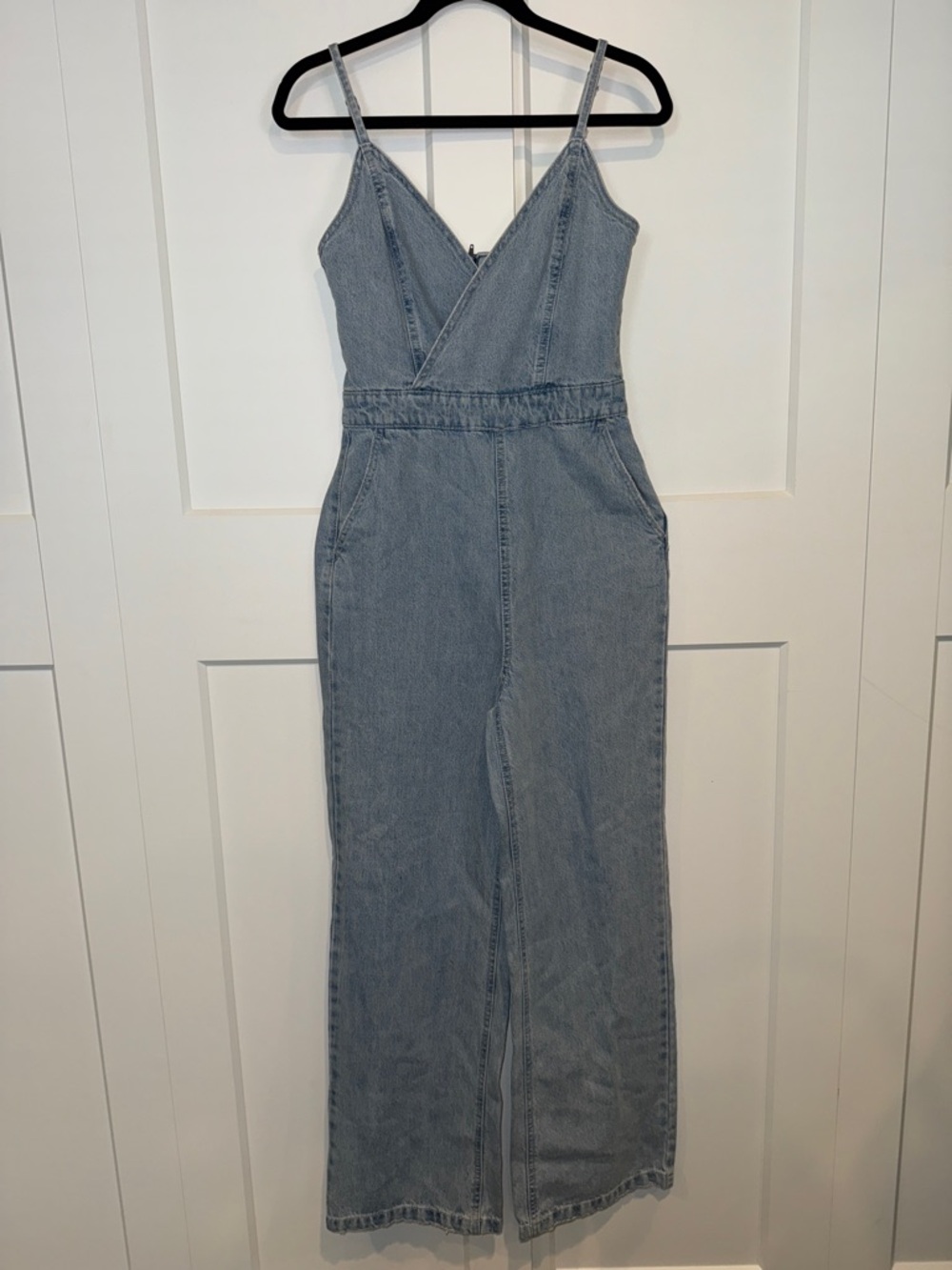 GB Brand Light Blue Denim Jumpsuit Romper